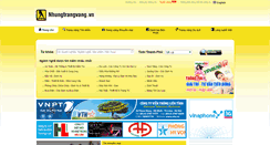 Desktop Screenshot of nhungtrangvang.com.vn